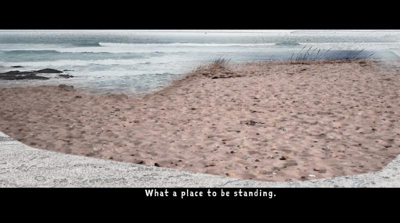 'What a place to be standing' Screenshot from Stunner'
