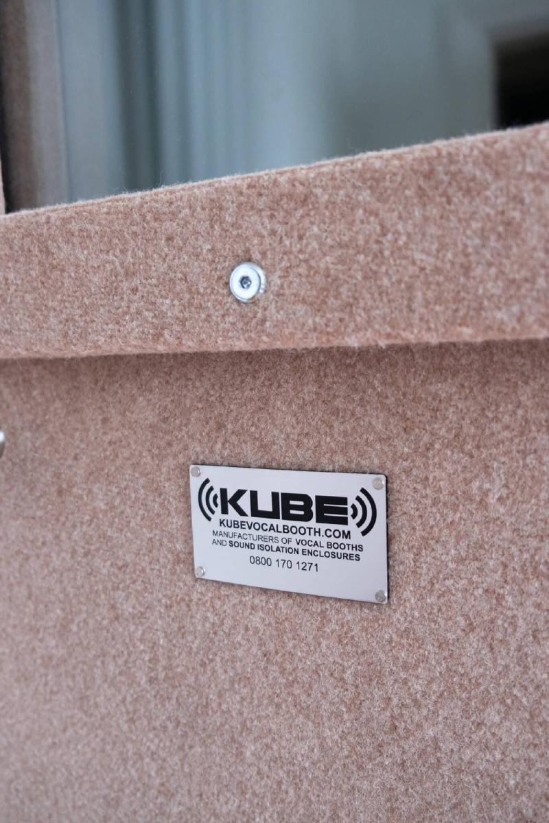 A professional home Studio custom built by Kube Vocal Booths