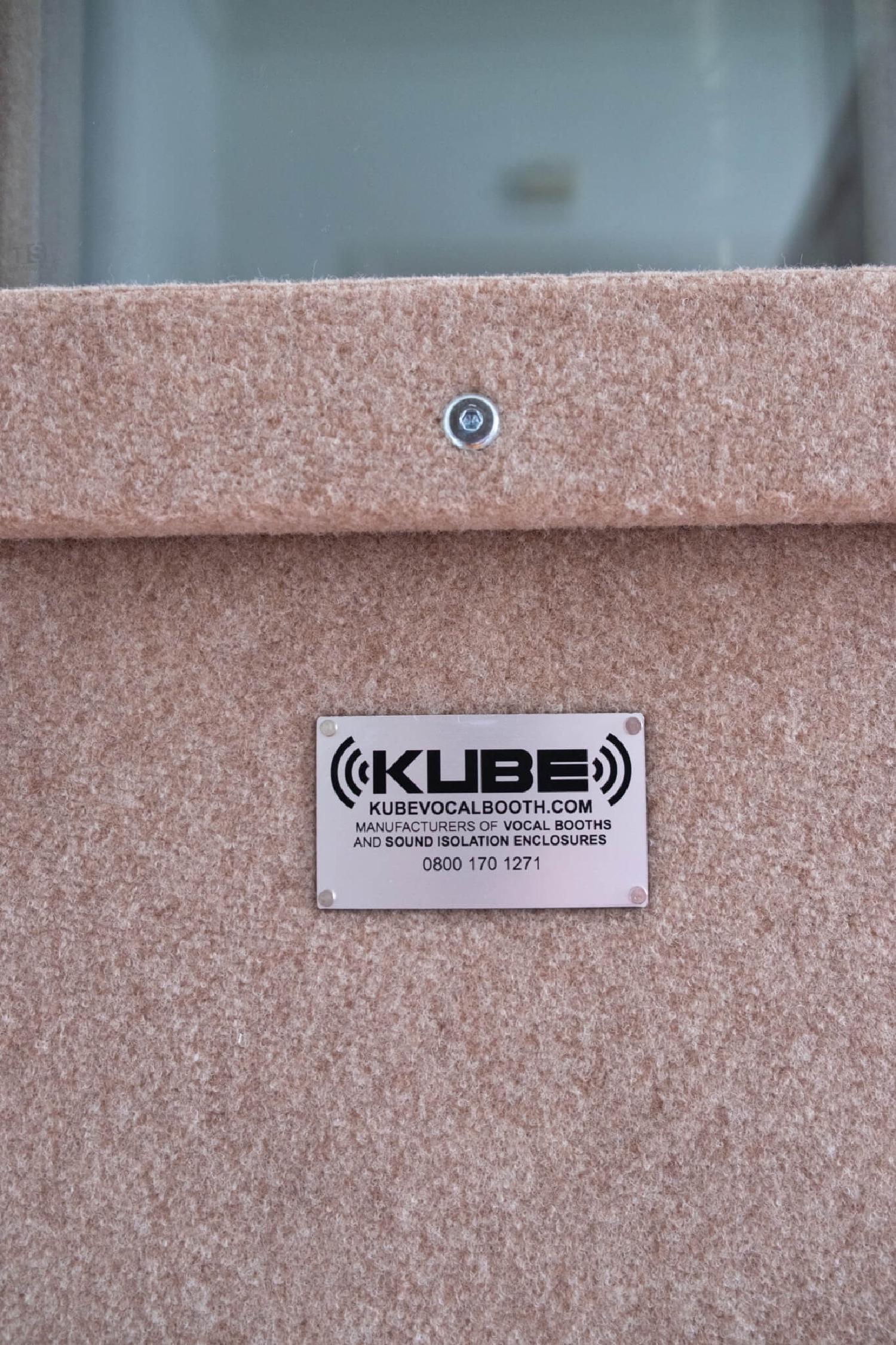 Voiceover Rae Emily George's bespoke home studio designed by Kube