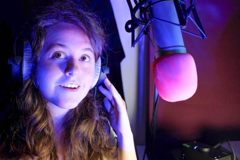 Rae Emily George in her studio.